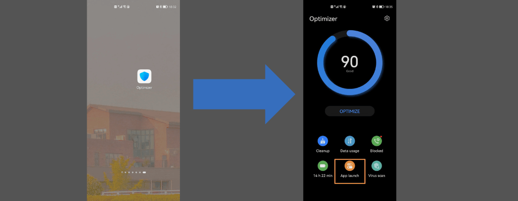 Optimizer-App Launch