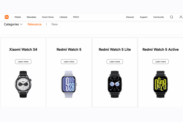 xiaomi mi band smartwatch